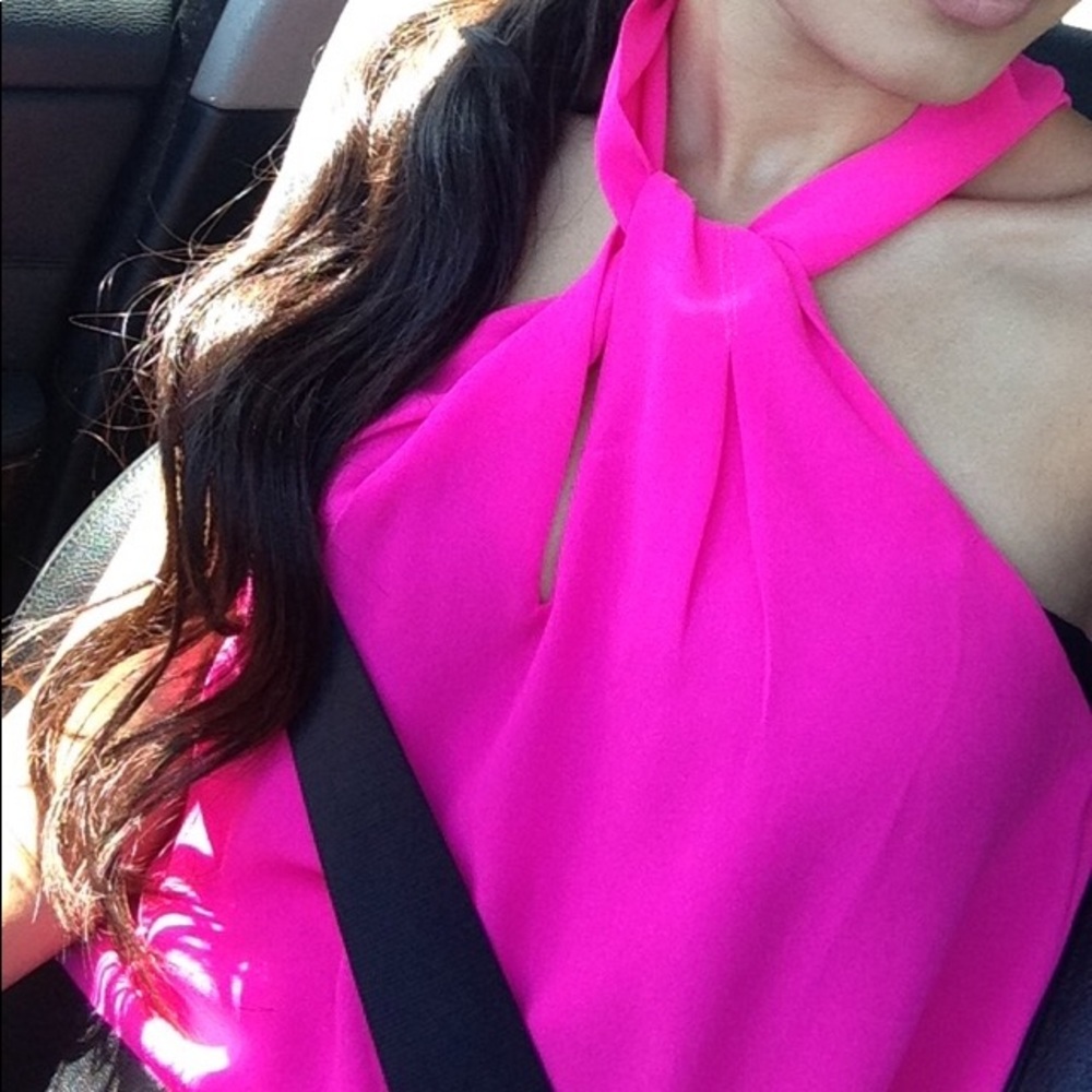 Hot pink top